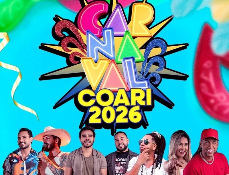 Prefeitura divulga programação oficial do Carnaval Coari 2026