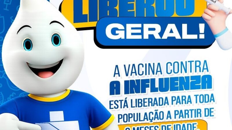 Coari amplia vacinação contra Influenza para toda a população a partir de 6 meses