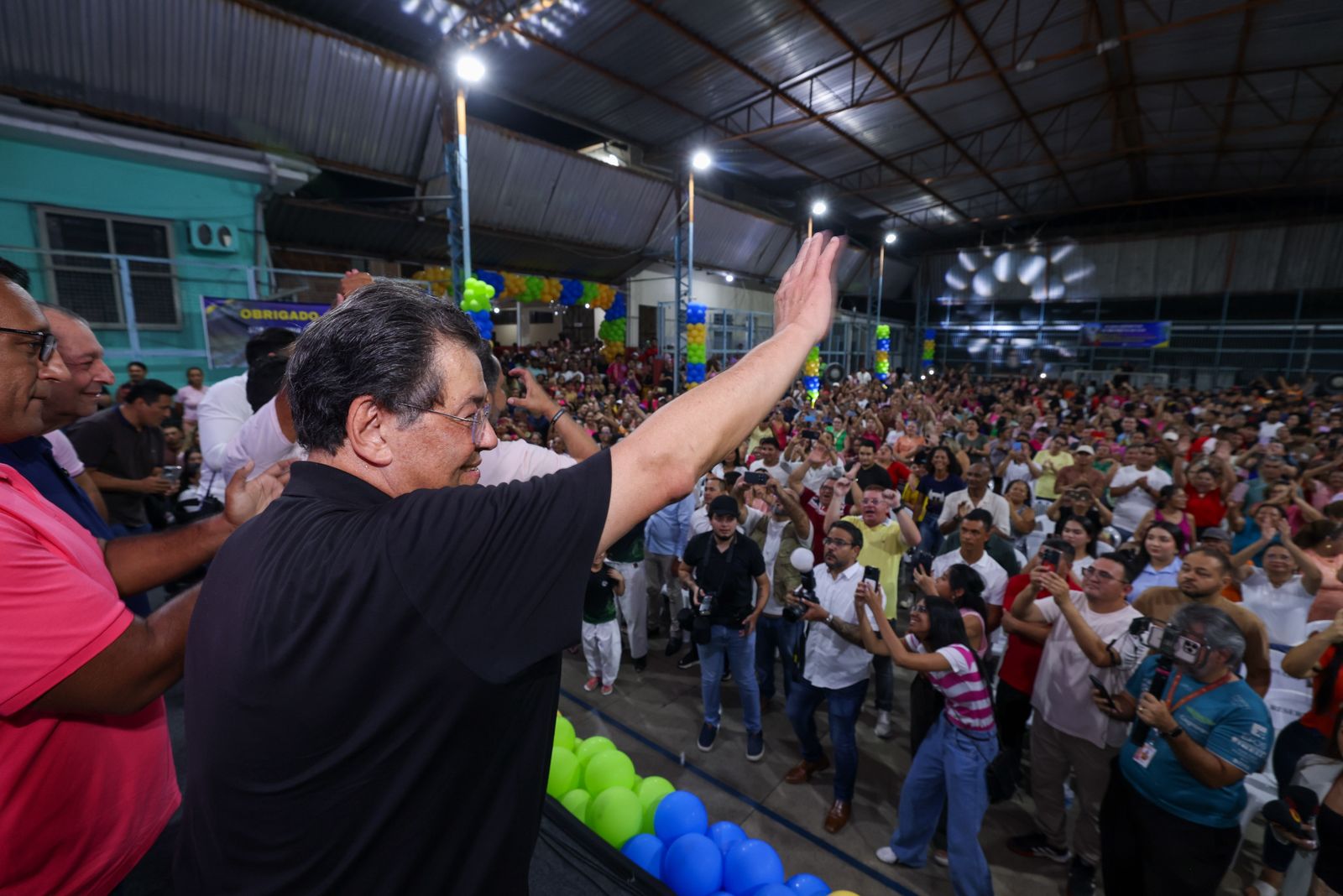 Recebido com carinho em Santa Luzia, Braga participa de filiação do deputado Rozenha ao PSD e relembra obras e compromissos com Manaus