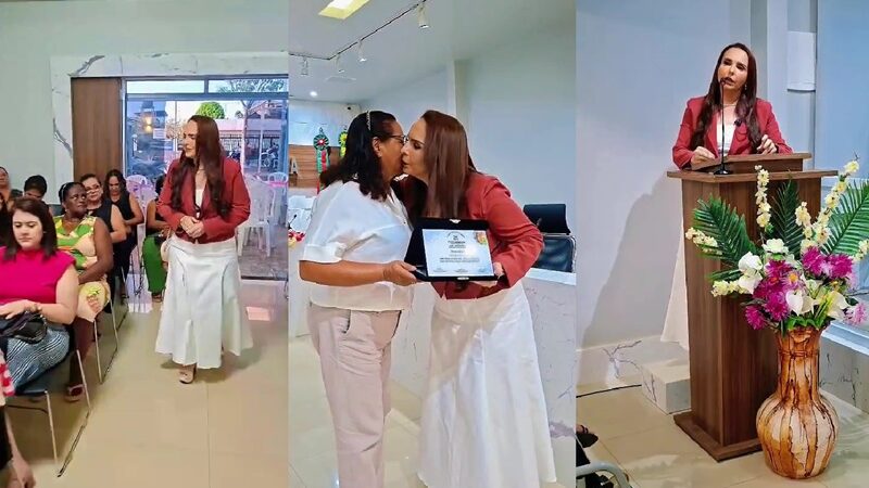 Primeira Dama de Lábrea marca presença no encerramento da programação do mês da Mulher