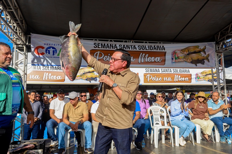 Prefeitura de Coari distribui 40 toneladas de pescado e beneficia 10 mil famílias na Semana Santa