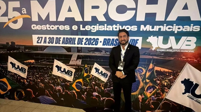 Presidente da UVB-AM, Diego Afonso, participa da 25ª Marcha dos Gestores e Legislativos Municipais em Brasília