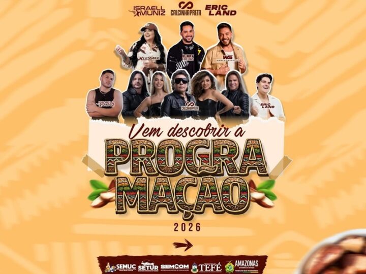 Prefeitura de Tefé anuncia grandes atrações da XXIII Festa da Castanha 2026