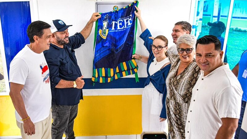 Prefeito Nicson Marreira recebe autoridades federais e inaugura creche rural durante agenda voltada à educação e desenvolvimento em Tefé