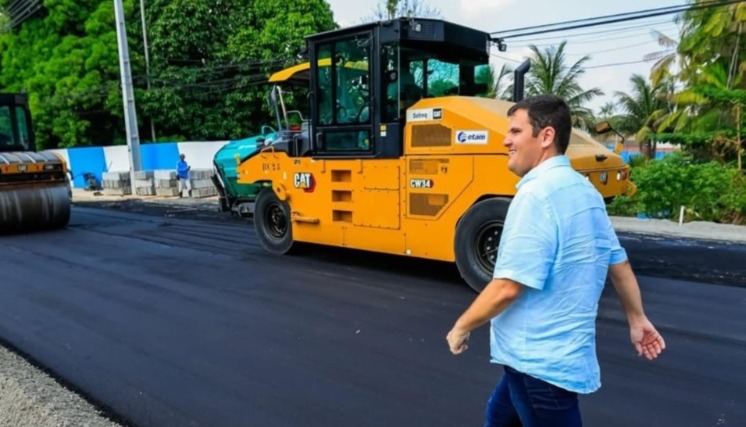 Prefeito Renato Junior cobra união entre Estado e Prefeitura após fala de Roberto Cidade sobre asfaltamento, mas evita almpliar conflito político