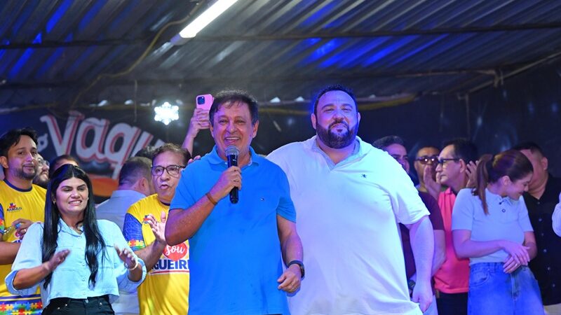 David Almeida participa de ato político e reforça protagonismo de Presidente Figueiredo no cenário político do Amazonas
