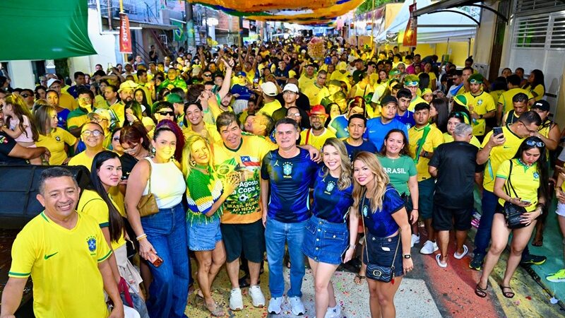David Almeida destaca a força das comunidades durante programação da Rua da Copa no Morro da Liberdade